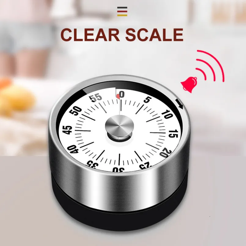 Kök Timers Magnet Gadget Timer Study Alarm Mechanical Countdown Kitchen Clock Digital Kitchen Timer Accesories Cooking Manual Fitness 230328