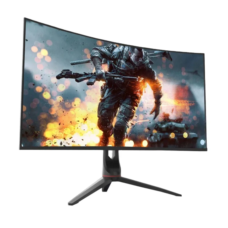 Customized 65 32 Inch 27 Inch Smart Tv With Curved Design, 4K HD 