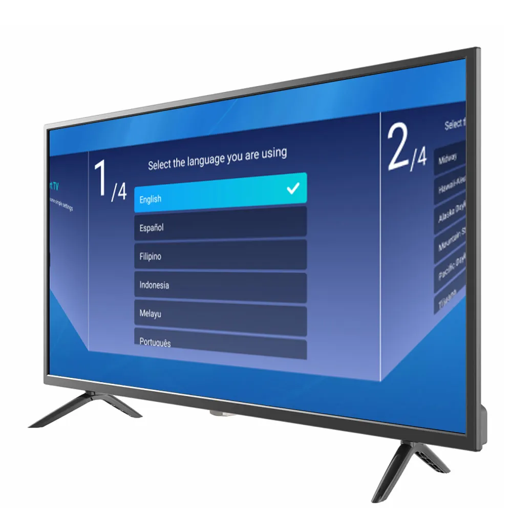Customized 65 32 Inch 27 Inch Smart Tv With Curved Design, 4K HD 
