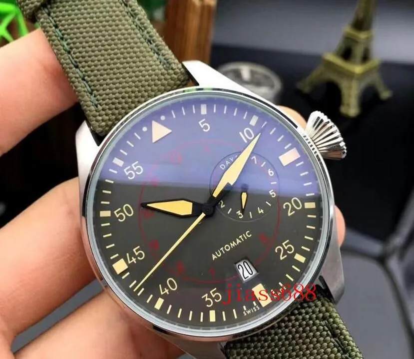 U1 Top AAA Luxe Designer Horloge Nieuwe Heren Portugieser Automatisch Mechanisch Grote wijzerplaat Klassieke Pilot Horloges 46mm Le Prince Lederen Horloges Montre de luxe