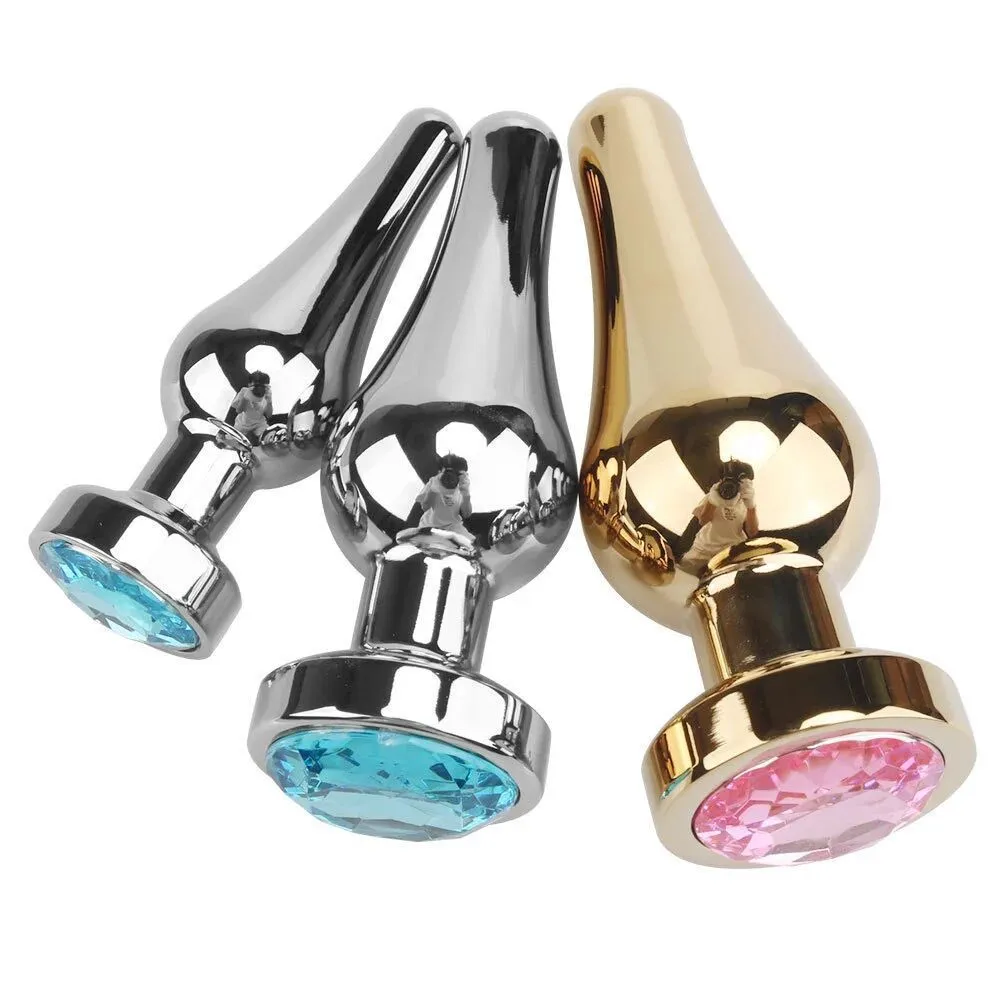 siswet anal plug Anal Toys Metal Anal Plug Dildo Stainless Steel Gold... From 3,01 €