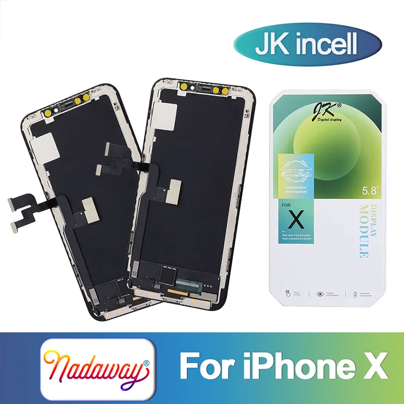 iPhone X Display Touch Digitizer Assembly Screen 교체 용 JK Incell