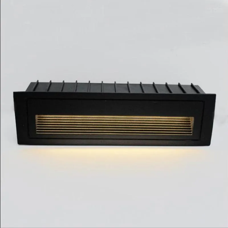 Wall Lamps YRANK 3W 4W LED Stair Step Lights Footlight Embedded Corner Light AC85V-265V Indoor Outdoor Floor Underground