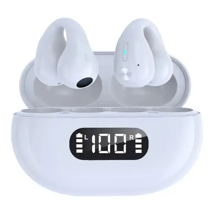 R15 Kemik İletim Cep Telefonu Kulaklık Kablosuz Açık Kulak Kulak Tws Kulaklıklar Küpe Kablosuz Kulaklık