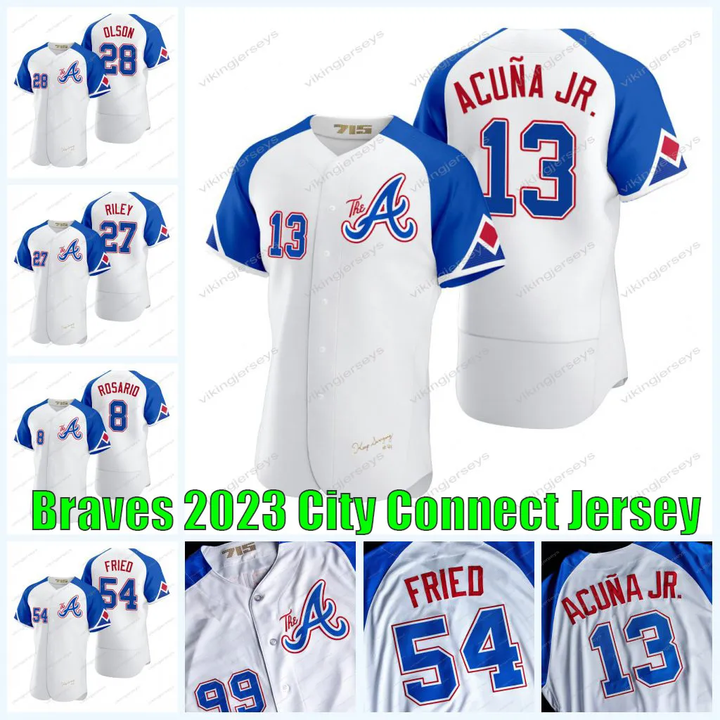 Braves 2023 City Connect Jersey Atlanta Ronald Acuna Jr. Austin Riley