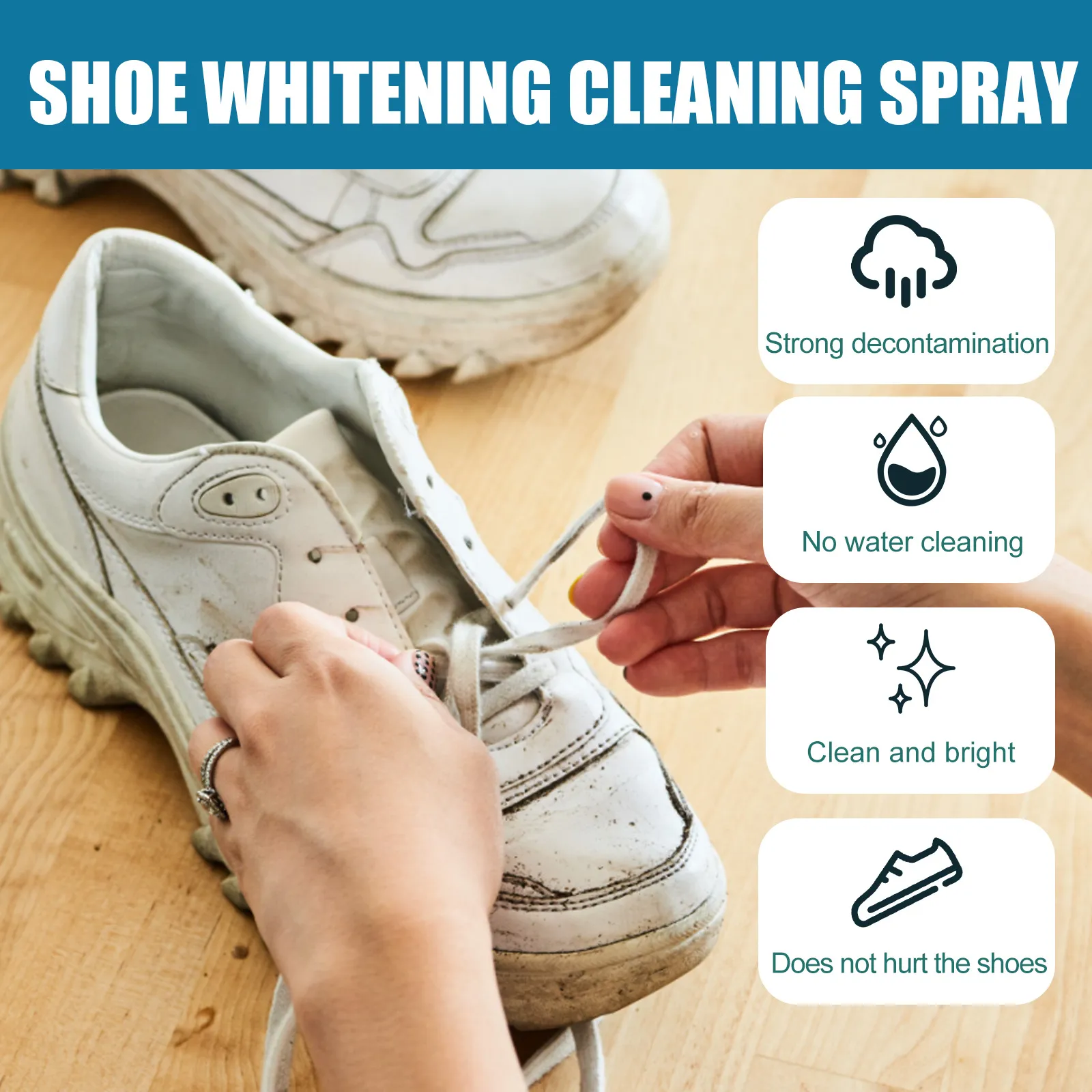 White Shoe Cleaner Agent Decontamination To Yellow Edge Brightening Shoe  Polish Deep Cleaning Dirt Remover Shoes Stain Set 30ml