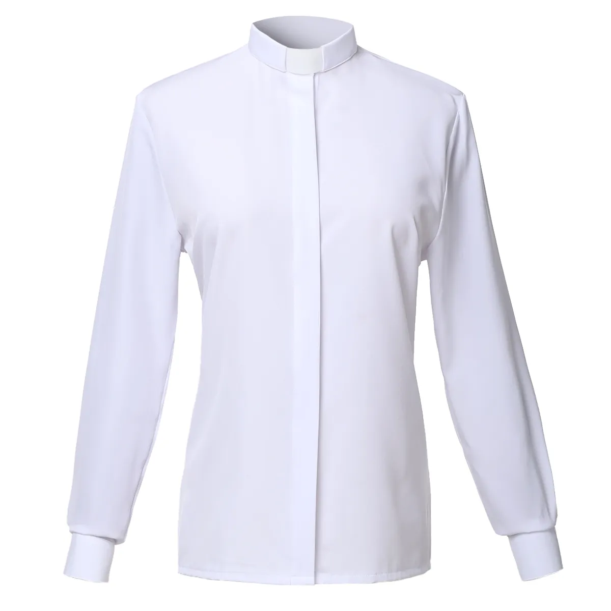 Biała bluzka duchowna dla kobiet Kościół Kościoła Księga Księga