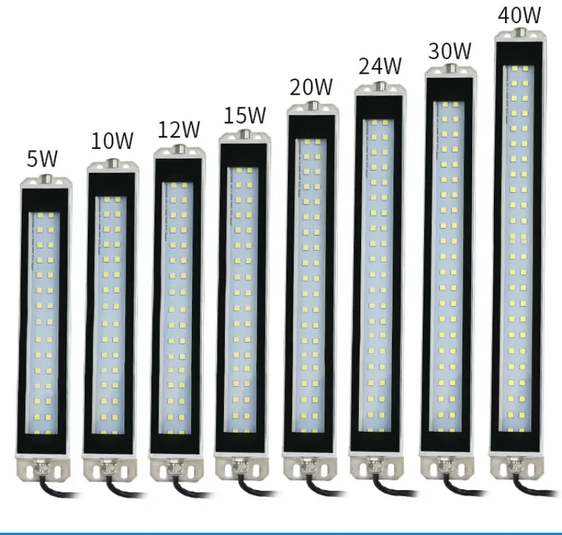 Impermeable IP67 Iluminación a prueba de aceite a prueba de polvo Tira de LED Máquina Herramienta Luz CNC Torno Fresadora Lámpara de trabajo A prueba de explosiones industrial