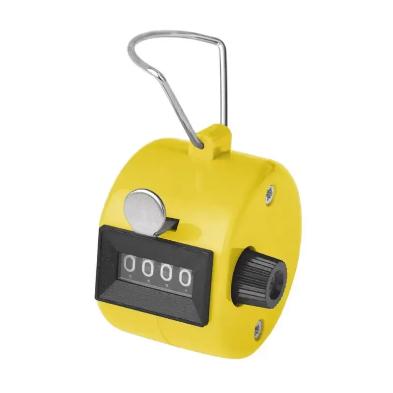 New 4 Digit Number Hand Held Manual Tally Counter Digital Golf Clicker Training Handy Count Counters