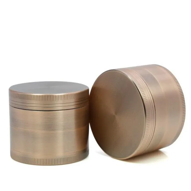 Smoking Pipes Smoke Crusher of Four-Layer Smoke Grinder with 63MM Zinc Alloy Diameter