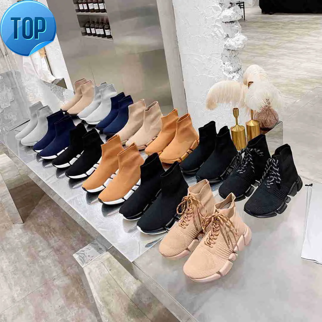 OG Pairs Speed ​​Women's الحياكة الجوارب أحذية الرجال Tup باطن غير رسمي الرياضة أفضل المصممين للأزياء أحذية الأزياء العلامات التجارية الفاخرة للركض في الهواء الطلق الأزواج المشي الكبير 35-45