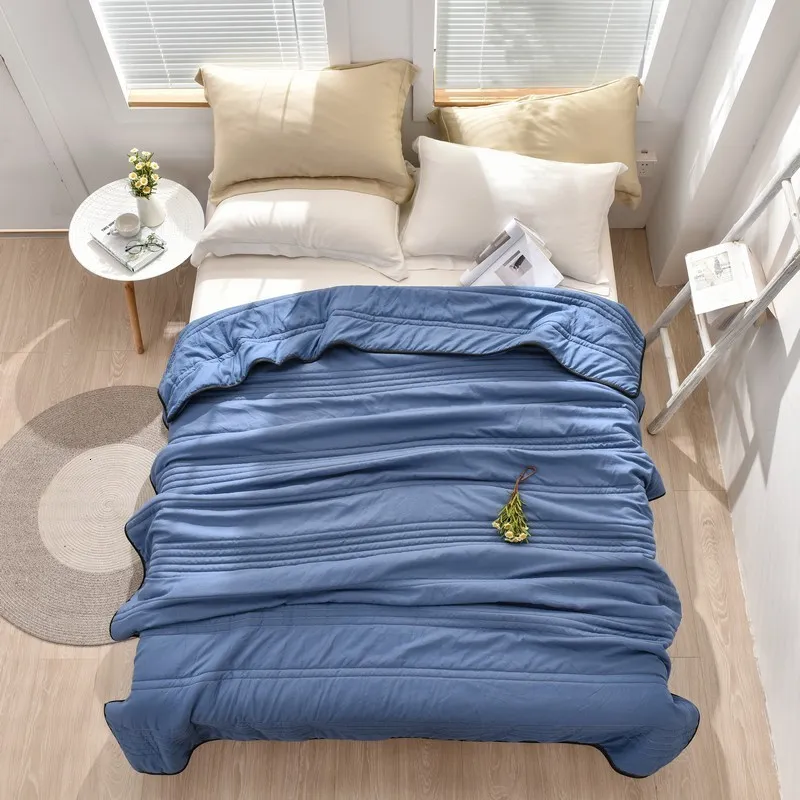 Couvertures Couverture de refroidissement d'été pour lit couvertures pondérées pour dormeurs adultes enfants maison Couple lit climatisation couette couette 230329