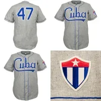 baseball jersey Cuba 1947 Road Jersey Custom Men Women Youth Any Name And Number Double Stitched