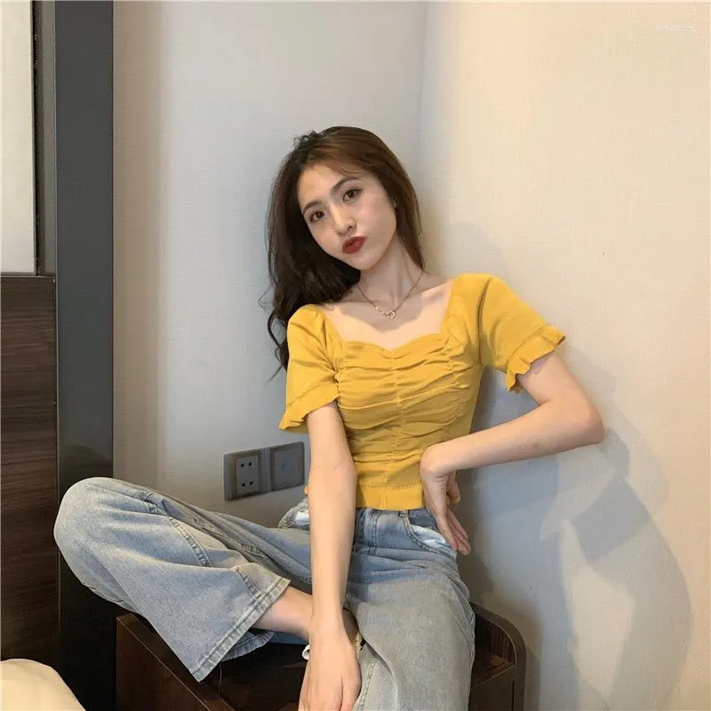 メンズTシャツJS1607J-2023韓国の女性学生服女性短袖Tシャツ