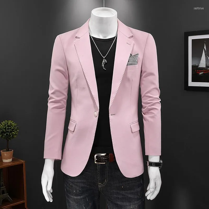 Ternos masculinos 2023 Spring Casual Suit Casual Men Hodeshome Jacket Business Professional Wear Banquet Party Casat em tamanho grande S-5xl