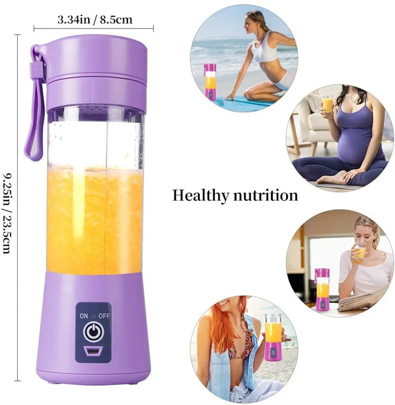 Dropship Electric Portable Juicer Household Usb Rechargeable Juice