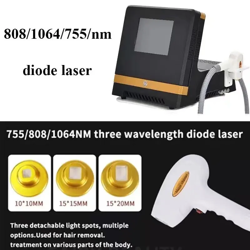 2000w Lazer Depilazione Alessandrite Ice Device 808 nm Diodo Laser Depilazione Macchina rimozione permanente dei capelli