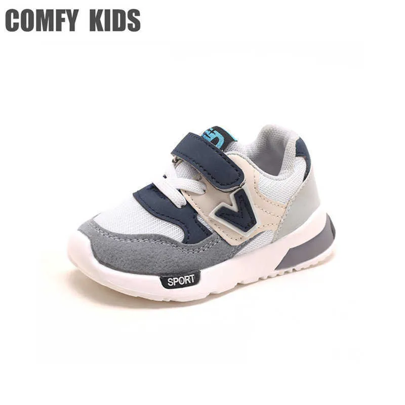 Atlético al aire libre COMFY KIDS Primavera Otoño Nuevas llegadas Niñas Calzado deportivo Moda Soft Bottom Baby Toddler Sneakers Niño Niños Niños Sports Sneaker W0329