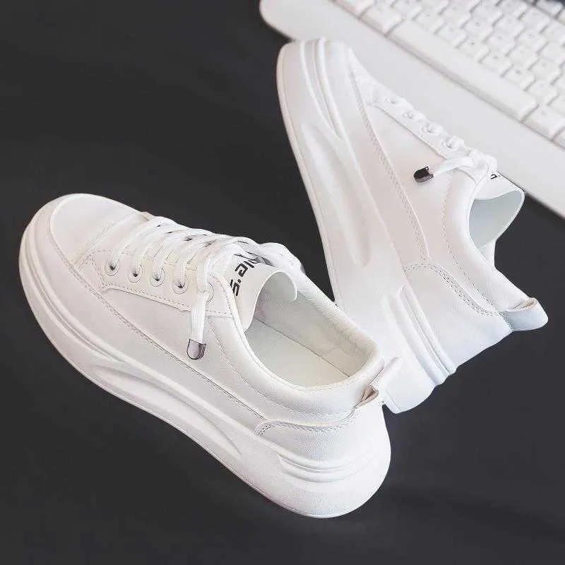 Klänningskor Comemore Women Sneakers Fashion Shoes Spring Trend Casual Flat Sneaker Female Fashion Comfort White Tennis Woman Platform Shoe AA230328