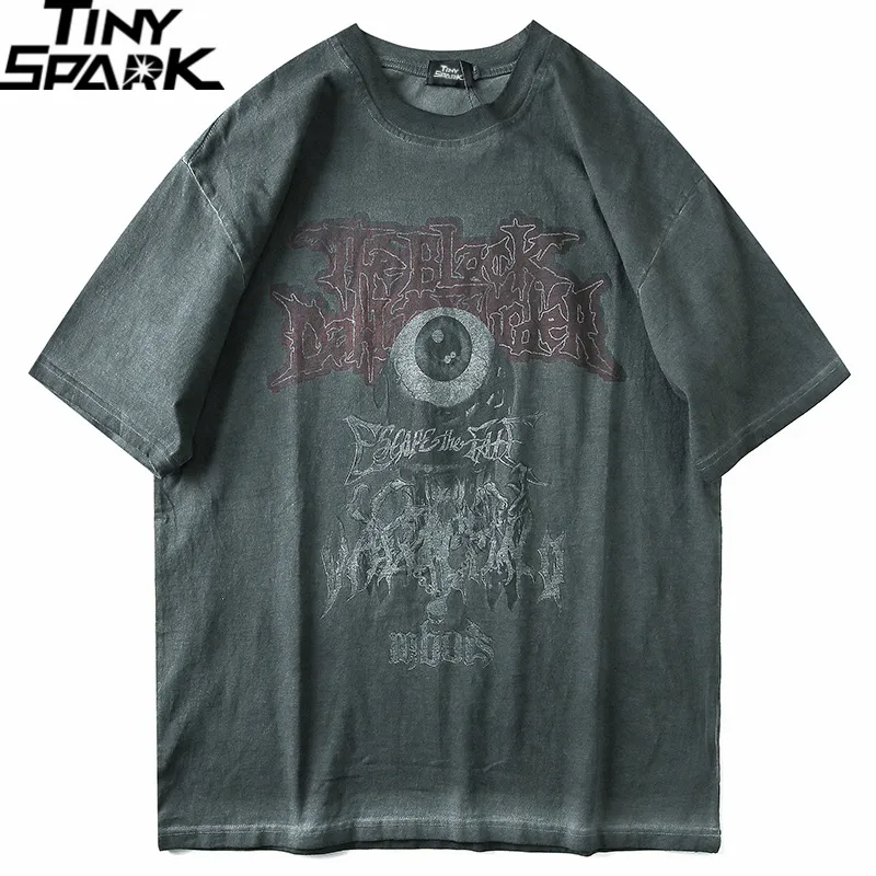 T-shirts pour hommes Hommes T-shirt Hip Hop Dark Streetwear Tshirt Imprimer Harajuku Été À Manches Courtes T-shirt Couverture En Coton T-shirts Oversize 230329