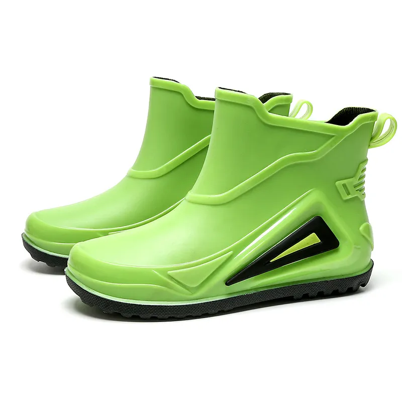 Mens Waterproof Ankle Rain Boots Fashionable Rubber Galoshes For Fishing,  Work, And Safety Insulated Kitchen Water Shoes For Women From  Yellowstonepark, $49.25