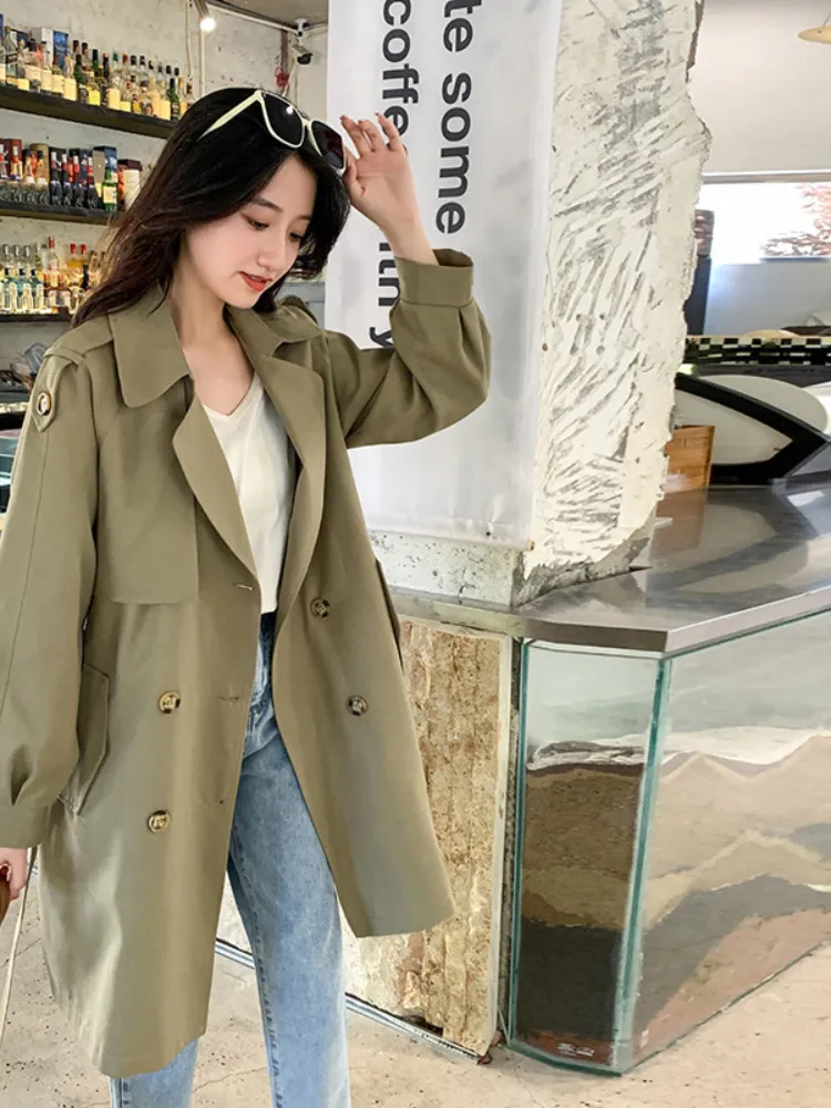 Manteau Coupe-vent Femme Ample à Capuche - Printemps/automne, Tissu Léger, Cordon De Serrage, Manches Longues - Parka Oversize Décontractée