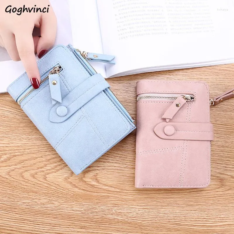 Card Holders ID Slim Solid Casual Wallet Coin Purses Passport Cover PU Leather Hodler Case Fashion Wallets For Women Chic