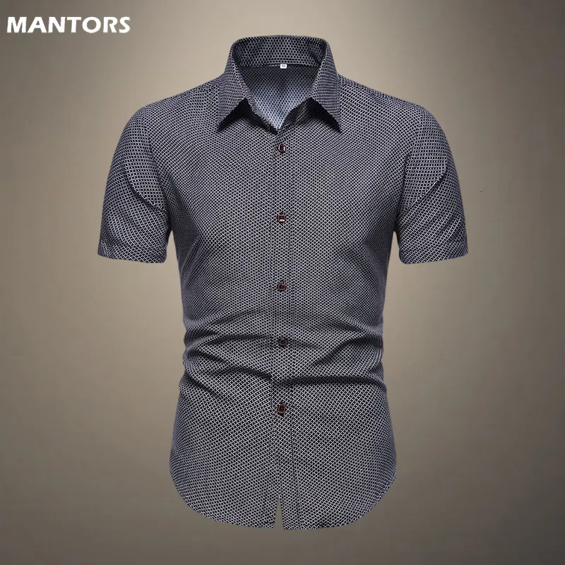 Chemises décontractées pour hommes Mode Hommes Polo Chemise Noir À Manches Courtes Polo D'été Hommes Chemise D'affaires Streetwear Mâle Polo Chemise Vêtements De Sport 230329