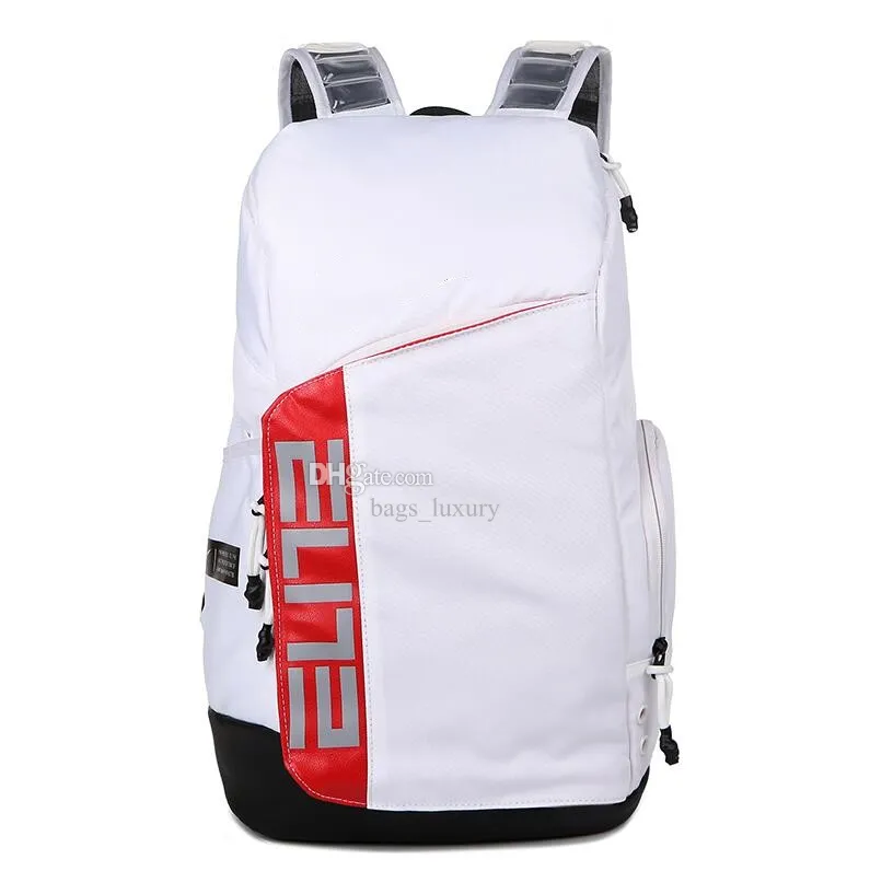 Unisex Backpack Hoops Elite Pro Air Cushion Sports Backpack Waterproof Multifunctional Travel Bags Laptop Bag Schoolbag Race Training Backpack Outdoor Back pack
