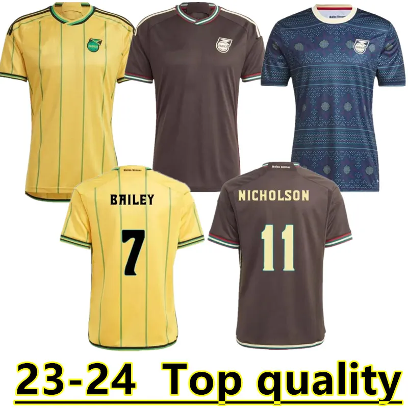 Maillots de football de la Jamaïque 2023 23 24 équipe nationale de football Bailey ANTONIO REID Nicholson LOWE MORRISON maillot à domicile 666