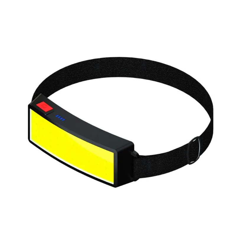 Luci per bici Lampada frontale stile 2023 Mini faro LED COB portatile con batteria incorporata Torcia ricaricabile USB