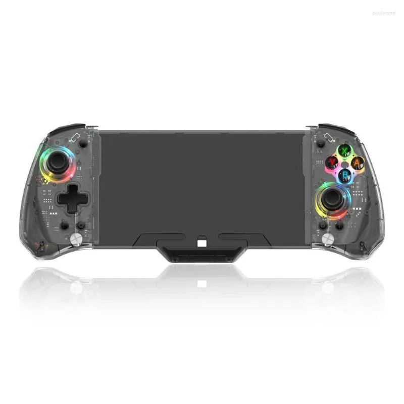 Controladores de juego Empuñadura de mano Doble motor Vibración Gamepad Incorporado 6 ejes Gyro Joy-pad Compatible para accesorios de interruptor