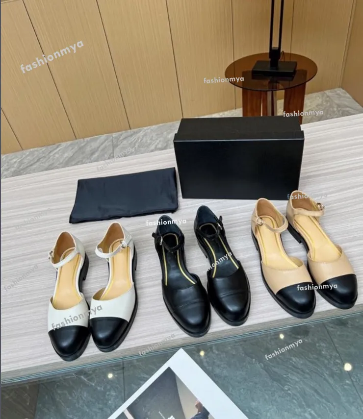 Designer Sandales Mary Jane Chaussures Femmes Chaussure En Cuir De Veau Noir Nude Talons Patchwork Élégant Talon Haut Bout Carré Talons Chunky Sandale