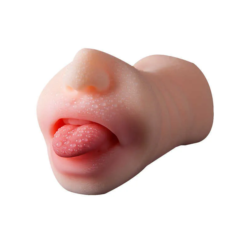 لعبة Massager Sex Toy Maturbator جهاز شهير فم شهير Matrubation Cup  