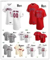 Baseball Jersey Men Women Youth  17 Shohei Ohtani 27 Mike Trout 20 Jared Walsh 16 Brandon Marsh 3 Taylor Ward 4 Andrew Velazquez Angels