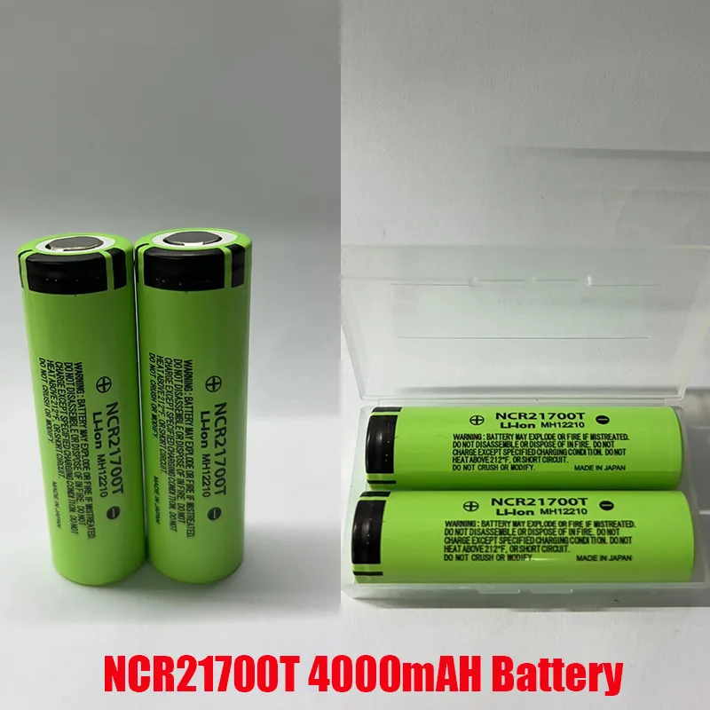 Najwyższej jakości NCR21700T 4000 mAh 21700T 21700 Baterie 35A 3,7 V Drenaż baterie litowe