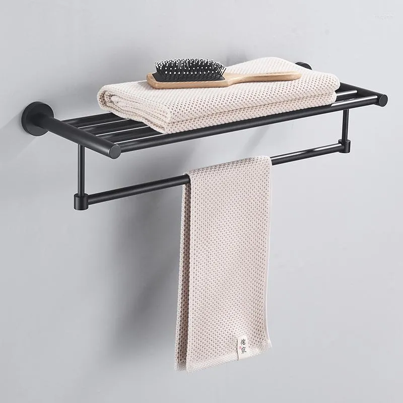 Badtillbehör Set Nordic Style Handduk Rack Multifunktion Koppar Enkla hårdvaruuppsättningar Häng Rod Accessori Bagno Hemförbättring