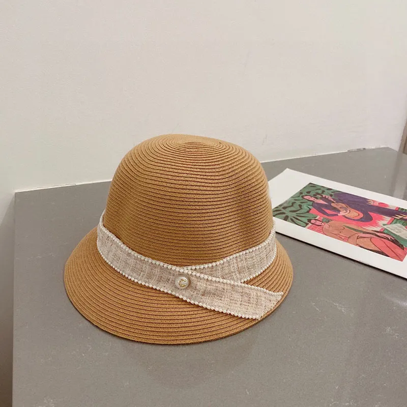Luxury Designer Straw Straw Bucket Hat Womens For Women Stylish Wide Brim  Sun Hat With Classic Design From Superka, $31.72