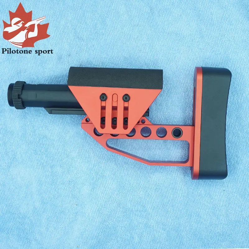 Mil Yygun XLR Buttstock AR15 M4 M16 알루미늄 조절 가능한 29mm 버퍼 외부 파이프 스톡