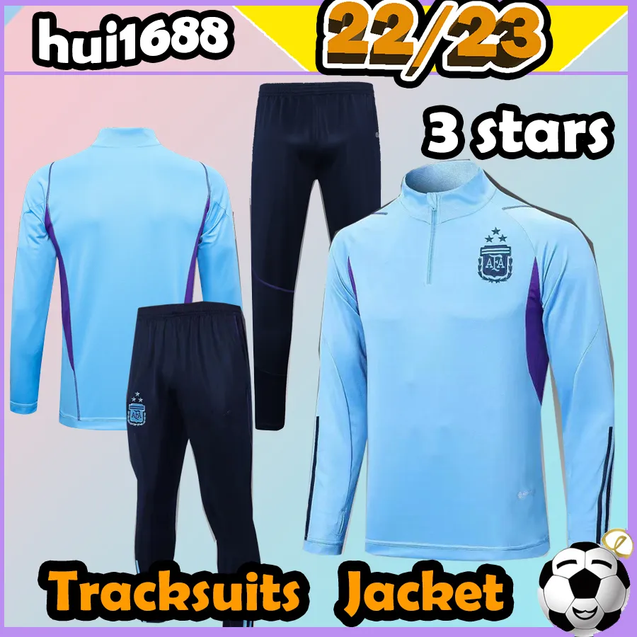 Argentina National Team Youth Soccer Tracksuits 2022 2023 3 Stars