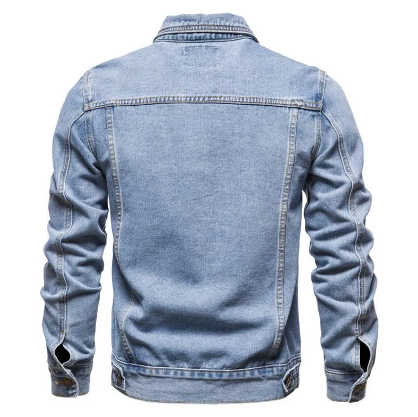 Famous Mens Denim Jacket Men Women Clothes designer Casual Jean Coats Black Blue Plus Size M-5XL Fashion Slim Bomber Jackets  wear Outerwear