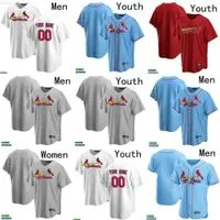 Baseball Jersey Men Women Youth ''Cardinals''4 Yadier Molina 28 Nolan Arenado 1 Ozzie Smith 6 Stan Musial 46 Paul Goldschmidt 40 Willson Contreras