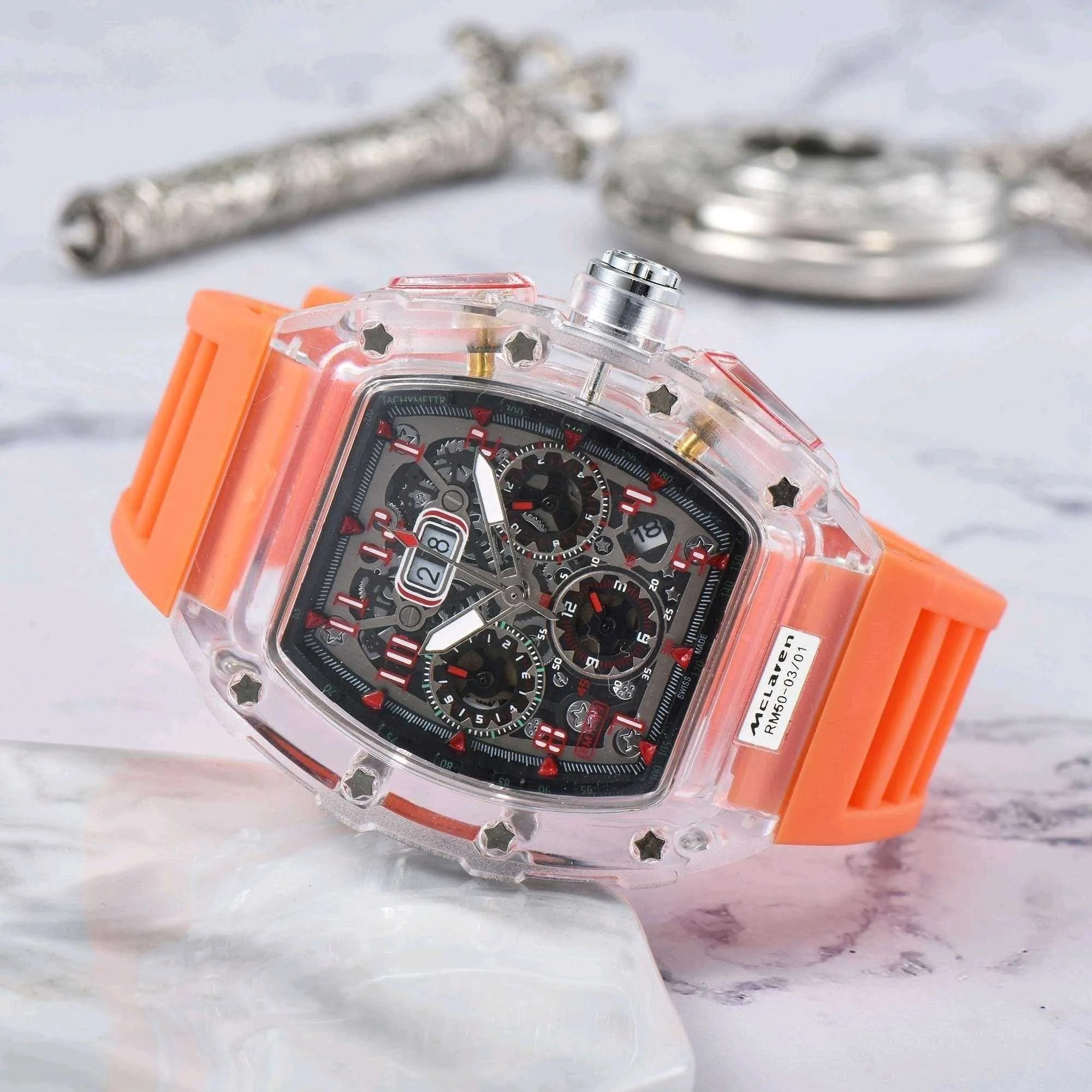 【激安セール】 DHgate.com:Richard Mille Watch, Transparent Fully Automatic 自転車本体