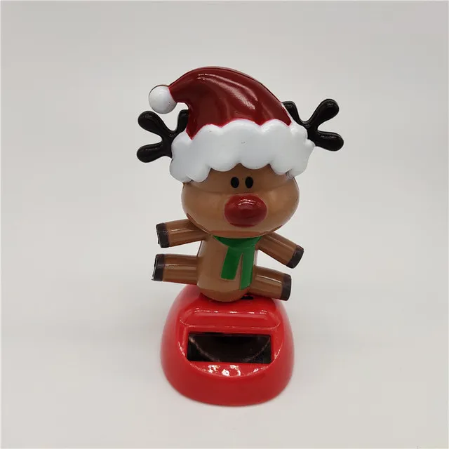 Adornos De Coche ABS Con Energía Solar Baile De Navidad Santa Claus Muñeco  De Nieve Juguetes Decoración De Salpicadero Bobble Dancer Accesorios De  Coche Nuevo De 0,98 €