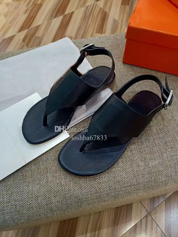 Designer dames sandalen hoogwaardige slippers kristallen kalf lederen schoenen gewatteerd platform zomer strand slippers 35-41 met doos