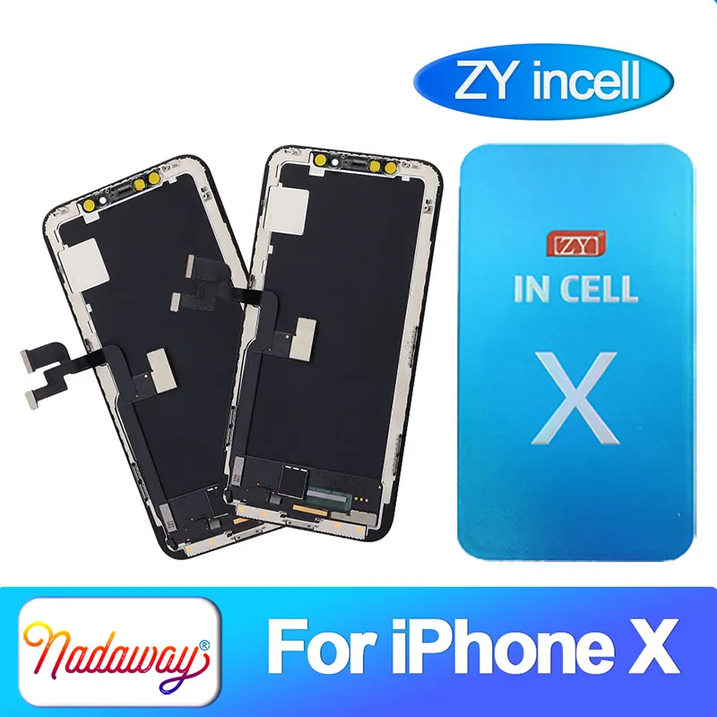 ZY Incell per iPhone X Schermo LCD OLED Display Touch Digitizer Assembly Sostituzione