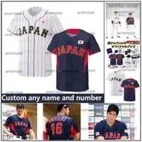 2023 WBC wbc Japan Baseball Jerseys World Baseball Classic 11 Yu Darvish Shohei Ohtani 51 Seiya Suzuki Custom Stitched 14 Roki Sasaki Munetaka Murakami Roki Sasaki