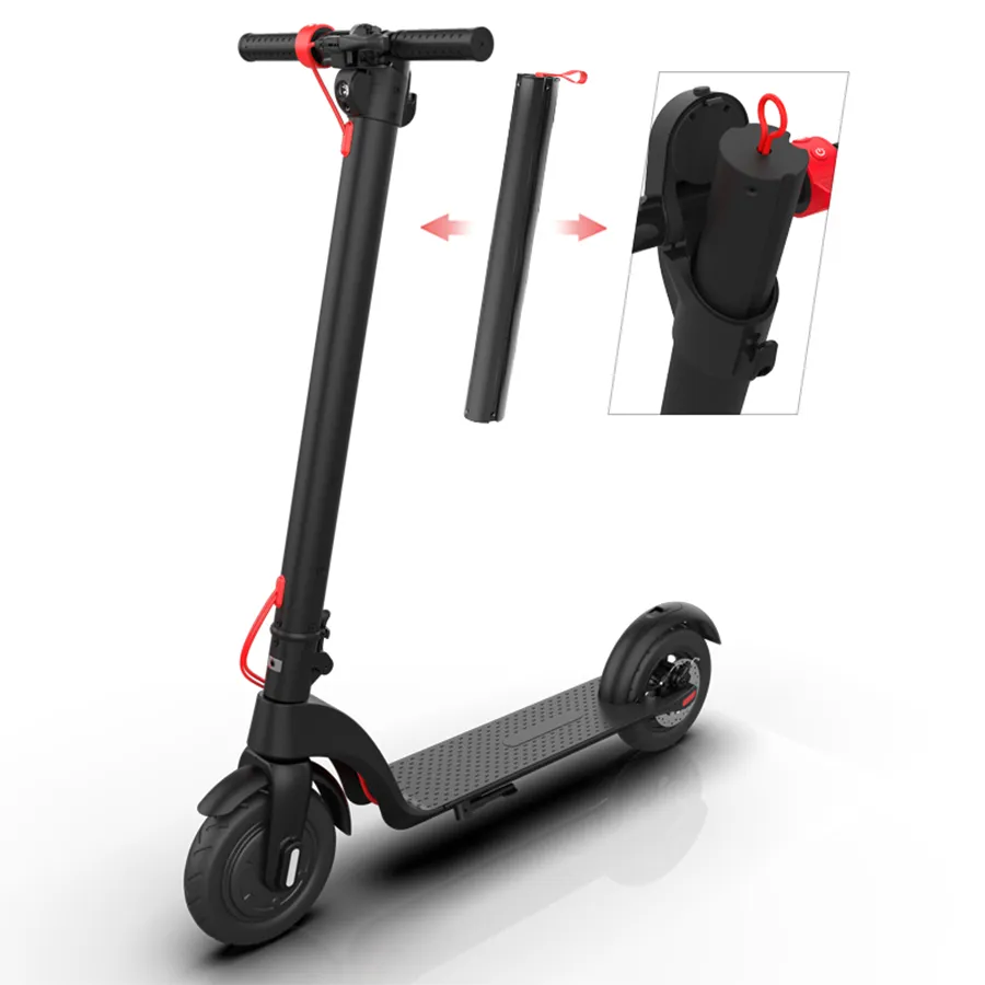 350W opvouwbare elektic scooter groothandel x7 10 inch 8,5 inch batterijvermogen elektrische scooter