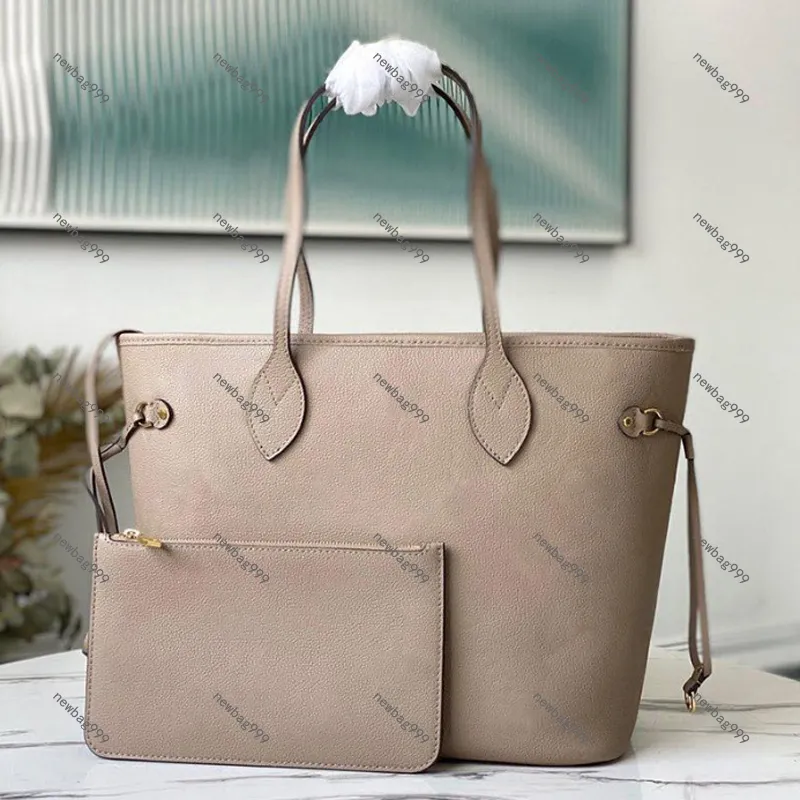 Natural leather cheap tote bag