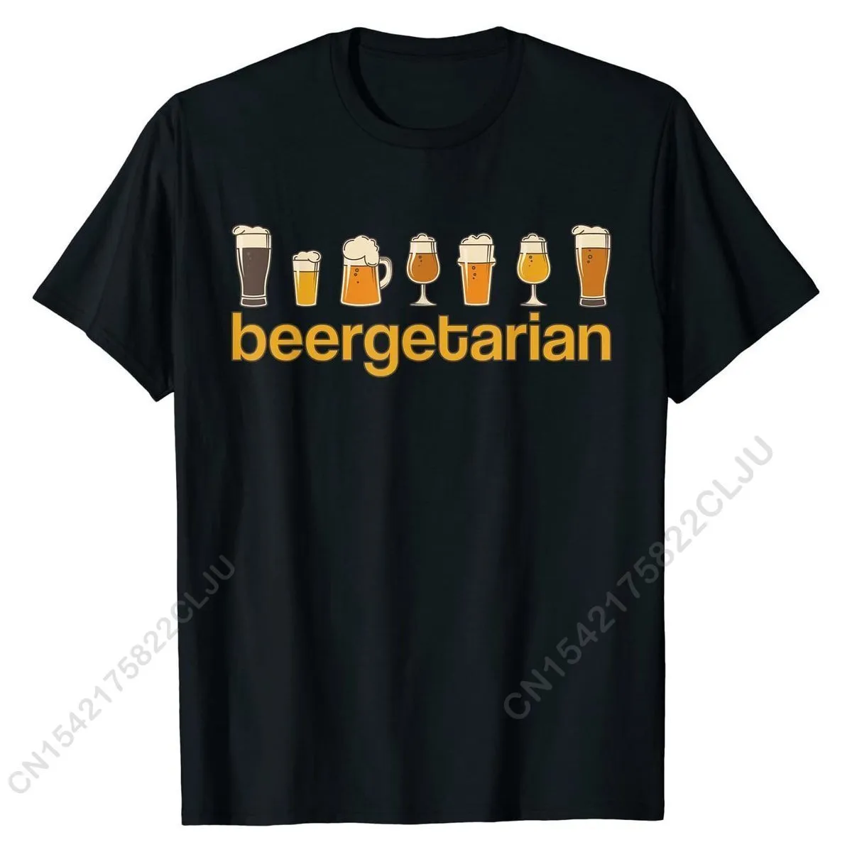 Мужские футболки Смешное пиво дизайн пиво